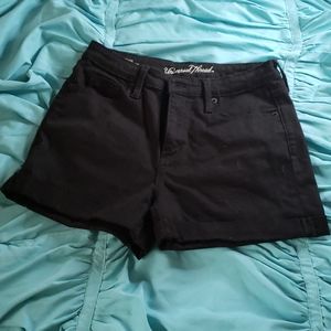 High rise jean shorts